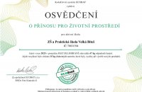 Recyklohraní - osvědčení - sběr baterií