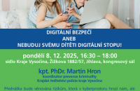 Přednáška Digitální bezpečí aneb nebuduj svému dítěti digitální stopu