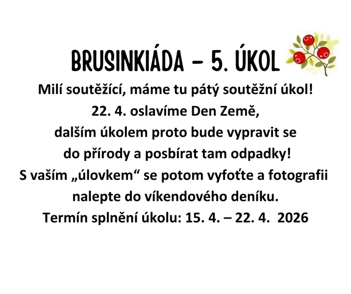 BRUSINKIÁDA - 5. úkol
