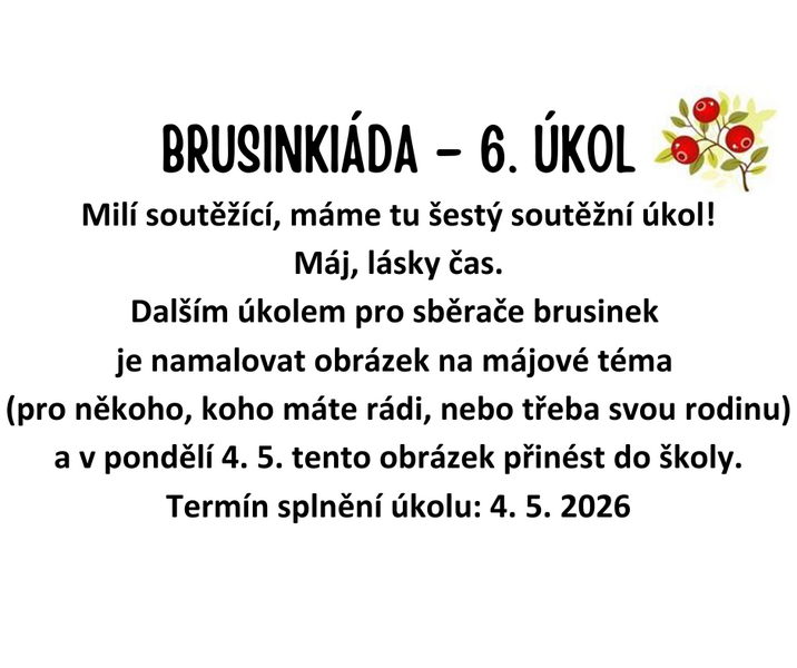 BRUSINKIÁDA - 6. úkol