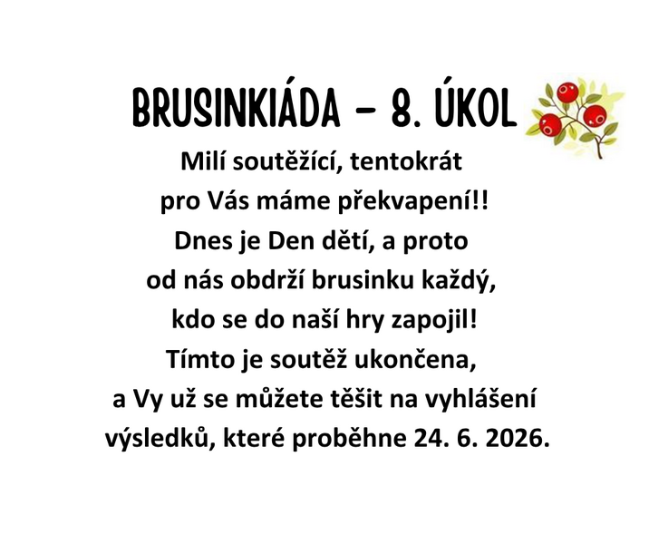 BRUSINKIÁDA - 8. ÚKOL