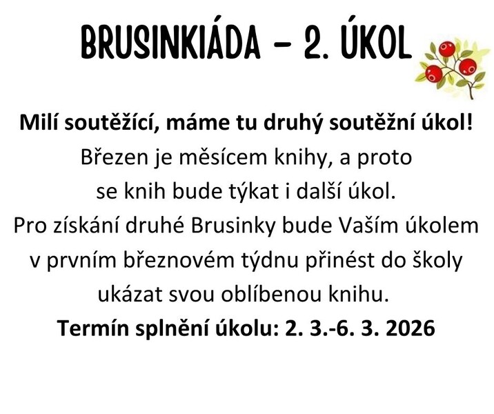 BRUSINKIÁDA  2.úkol